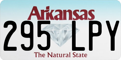 AR license plate 295LPY