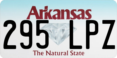 AR license plate 295LPZ