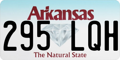 AR license plate 295LQH