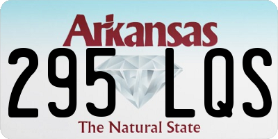 AR license plate 295LQS