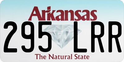 AR license plate 295LRR