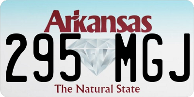 AR license plate 295MGJ