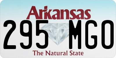 AR license plate 295MGO
