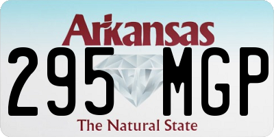AR license plate 295MGP
