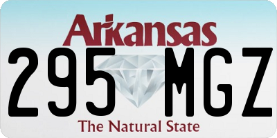AR license plate 295MGZ