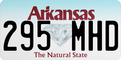 AR license plate 295MHD