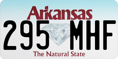 AR license plate 295MHF
