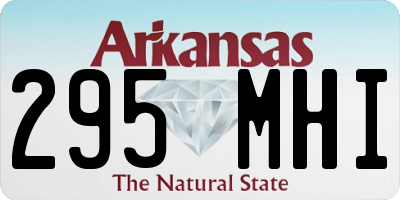 AR license plate 295MHI