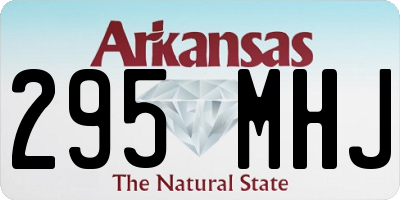 AR license plate 295MHJ