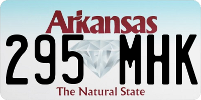 AR license plate 295MHK