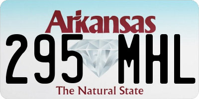 AR license plate 295MHL