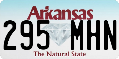 AR license plate 295MHN