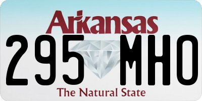 AR license plate 295MHO