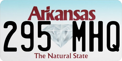 AR license plate 295MHQ