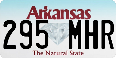 AR license plate 295MHR