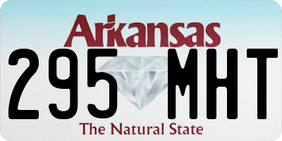 AR license plate 295MHT