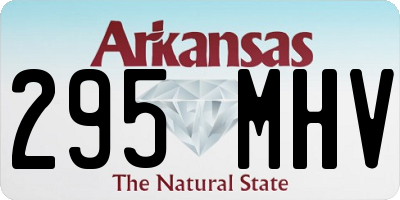 AR license plate 295MHV