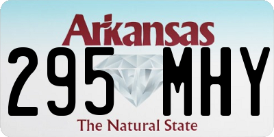 AR license plate 295MHY