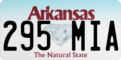 AR license plate 295MIA