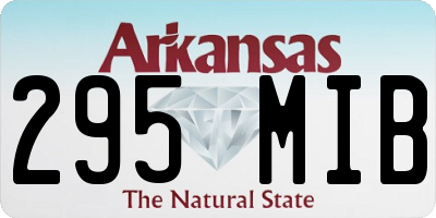 AR license plate 295MIB