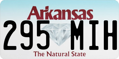 AR license plate 295MIH