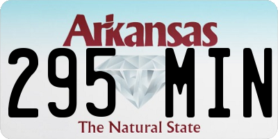 AR license plate 295MIN