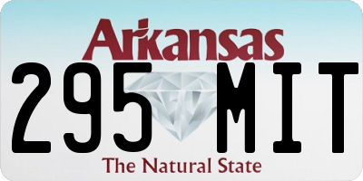 AR license plate 295MIT
