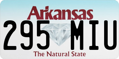 AR license plate 295MIU