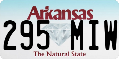 AR license plate 295MIW