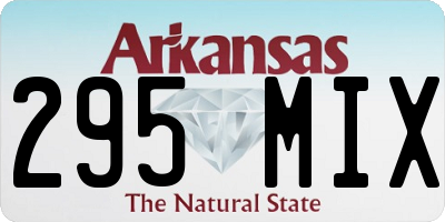 AR license plate 295MIX