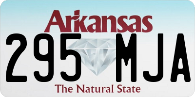 AR license plate 295MJA