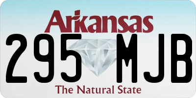 AR license plate 295MJB