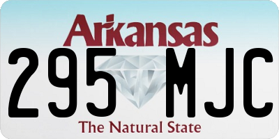 AR license plate 295MJC