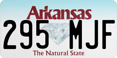 AR license plate 295MJF
