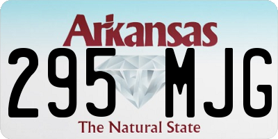 AR license plate 295MJG