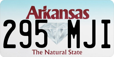 AR license plate 295MJI