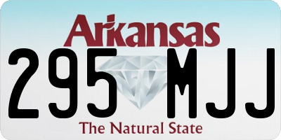 AR license plate 295MJJ