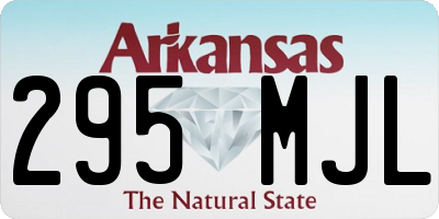 AR license plate 295MJL