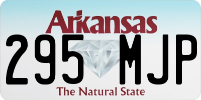 AR license plate 295MJP