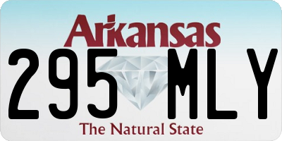 AR license plate 295MLY