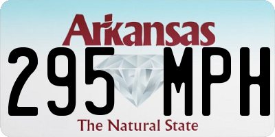 AR license plate 295MPH