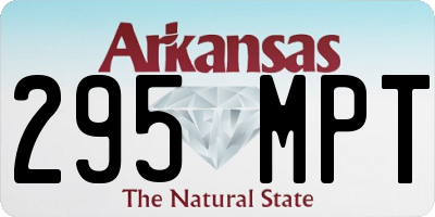 AR license plate 295MPT