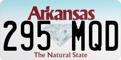AR license plate 295MQD