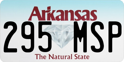 AR license plate 295MSP