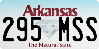 AR license plate 295MSS