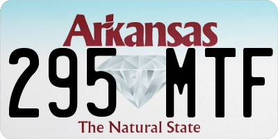 AR license plate 295MTF