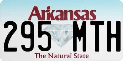 AR license plate 295MTH