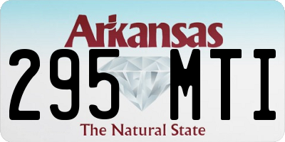 AR license plate 295MTI