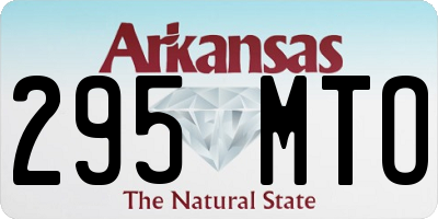 AR license plate 295MTO