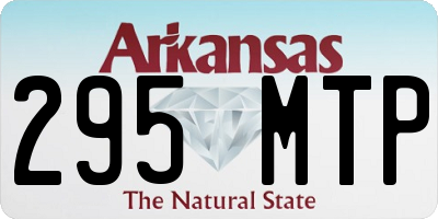 AR license plate 295MTP